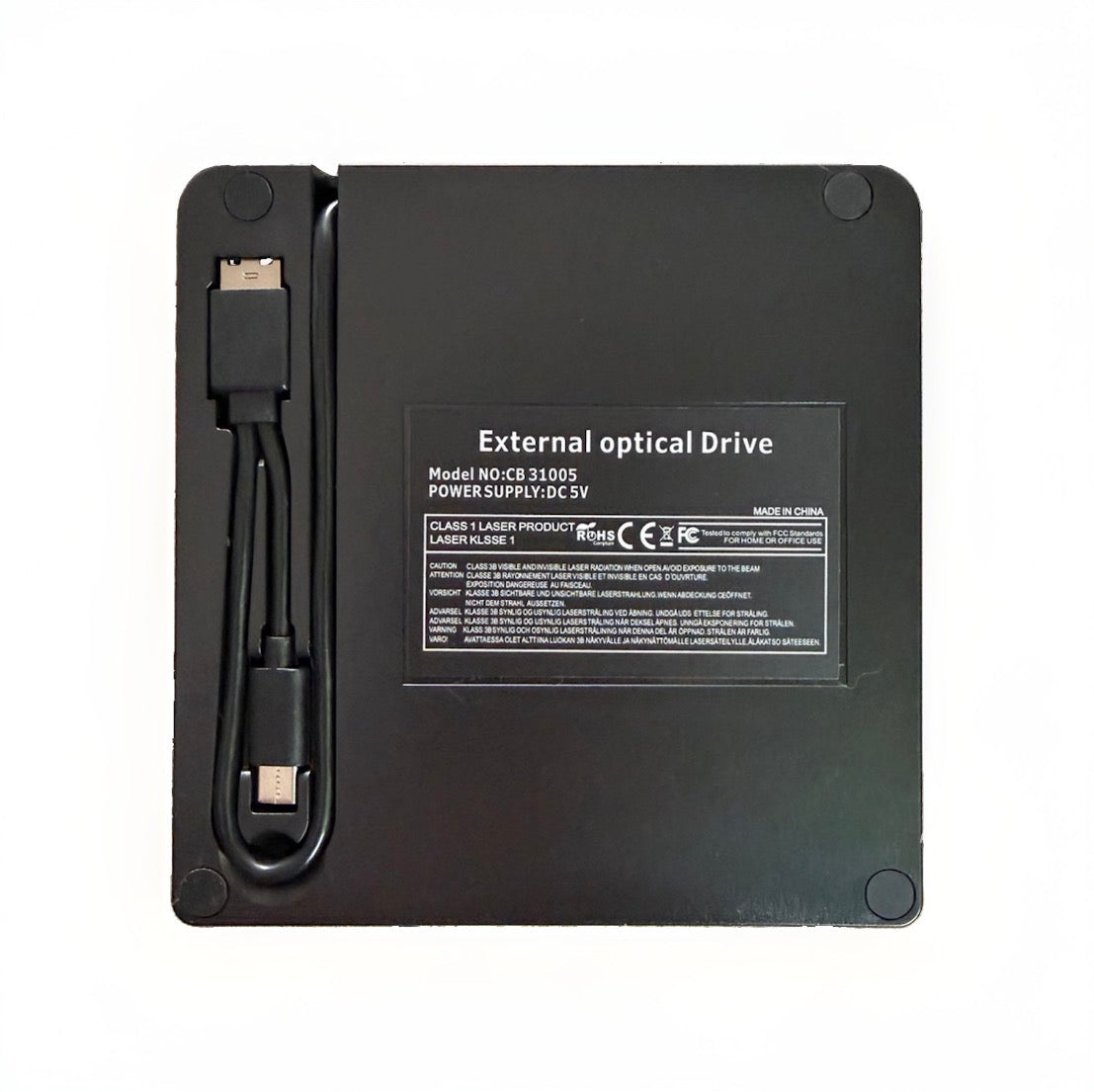 External DVD Drive USB 3.0 & Type C DVD CD Writer Burner Player Plug & Play