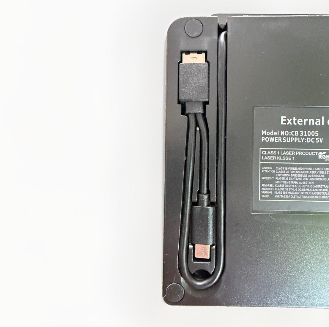 External DVD Drive USB 3.0 & Type C DVD CD Writer Burner Player Plug & Play